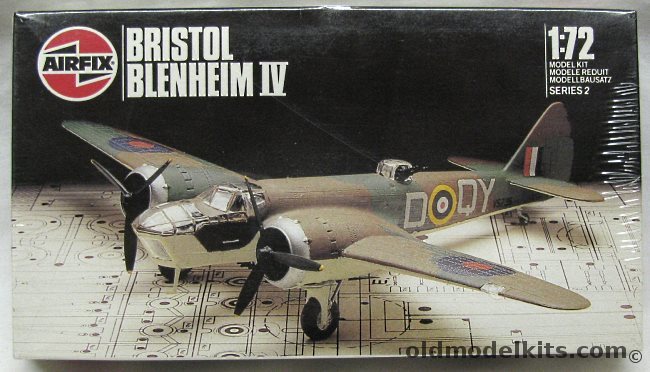 Airfix 1/72 Bristol Blenheim IV - French or RAF, 02027 plastic model kit